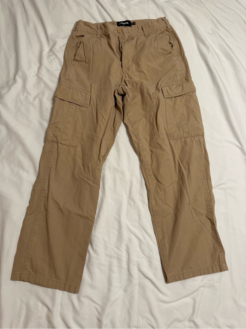 RSQ Men's Tan Cargo Pants - Utility Pocket Workwear